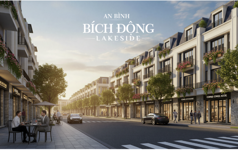  LIỀN KỀ LÔ GÓC VỊ TRÍ LÕI BÍCH ĐỘNG LAKESIDE | 144M² | MT 6M | TRỤC 22M | GIÁ 70 TRIỆU/M²